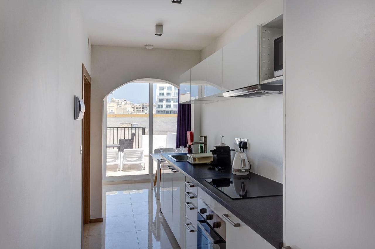 Cosy 1Br Penthouse With Terrace, Great Location Apartamento Gzira Exterior foto
