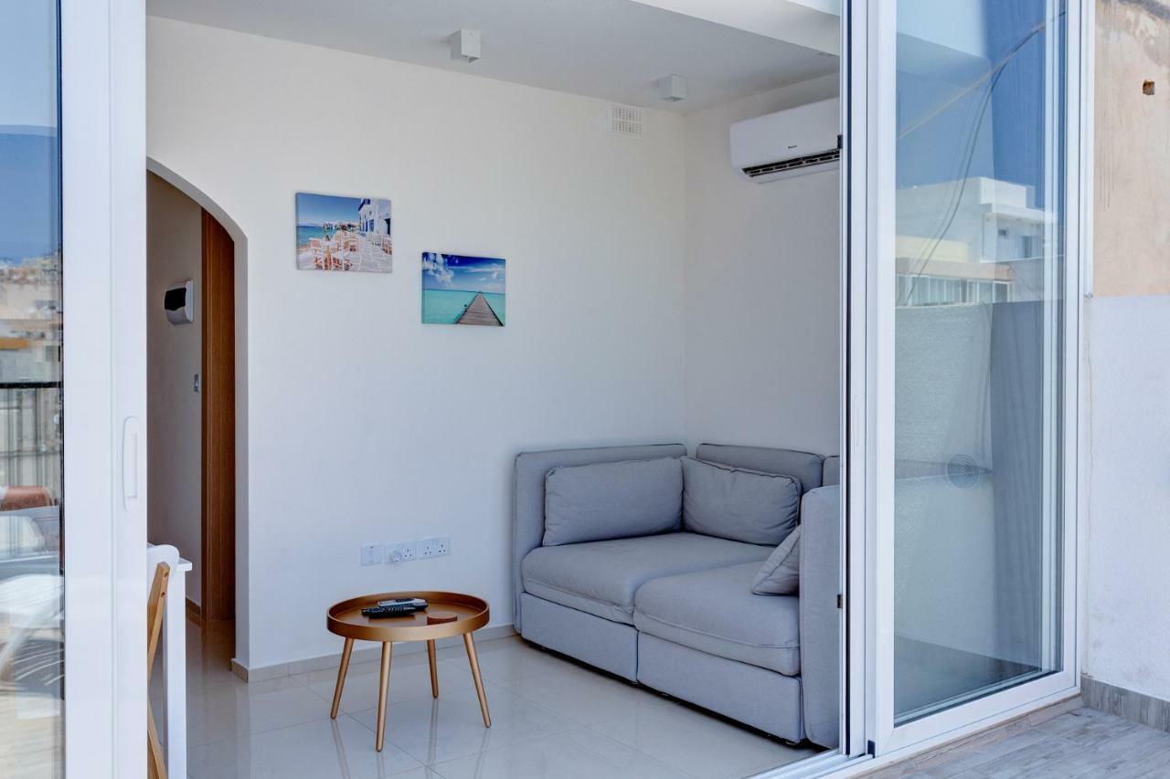 Cosy 1Br Penthouse With Terrace, Great Location Apartamento Gzira Exterior foto