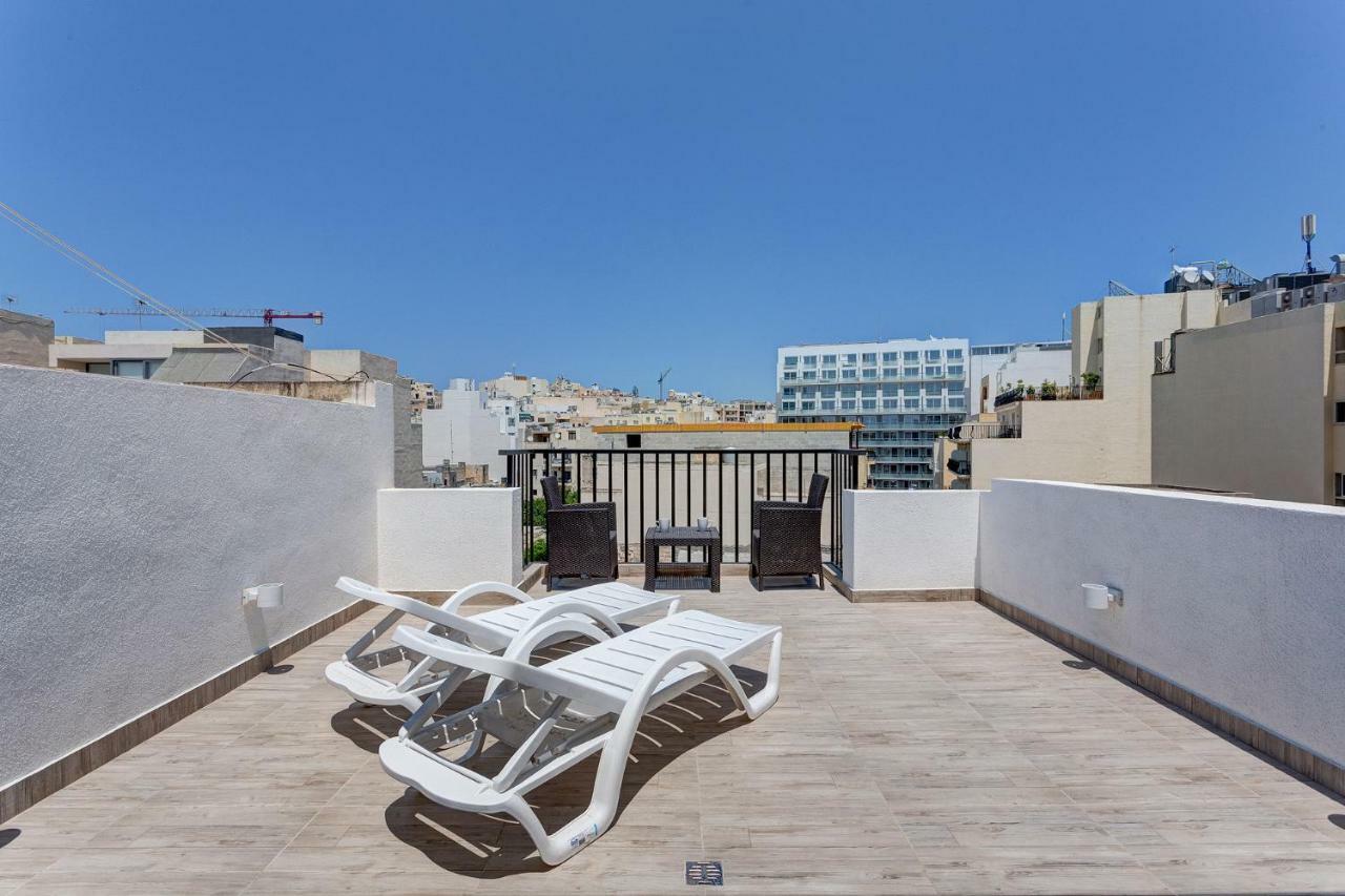 Cosy 1Br Penthouse With Terrace, Great Location Apartamento Gzira Exterior foto