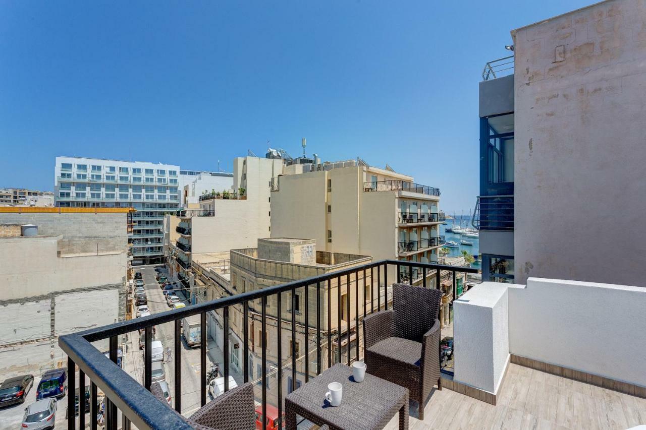 Cosy 1Br Penthouse With Terrace, Great Location Apartamento Gzira Exterior foto